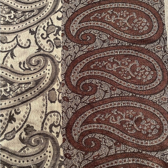 NWT West Loop Paisley Pasmina | OS | gray, black and brown - Picture 4 of 4